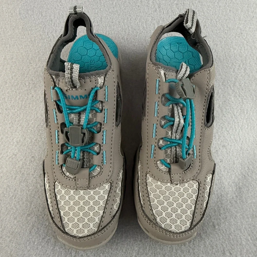 Simms RipRap Water Sandals Women's Size 6 Shoes Fly Fishing Wading‎ Hiking Gray